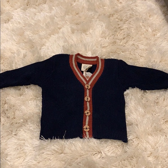 Baby boys button up sweater size 12-18mos NWT - Picture 1 of 6